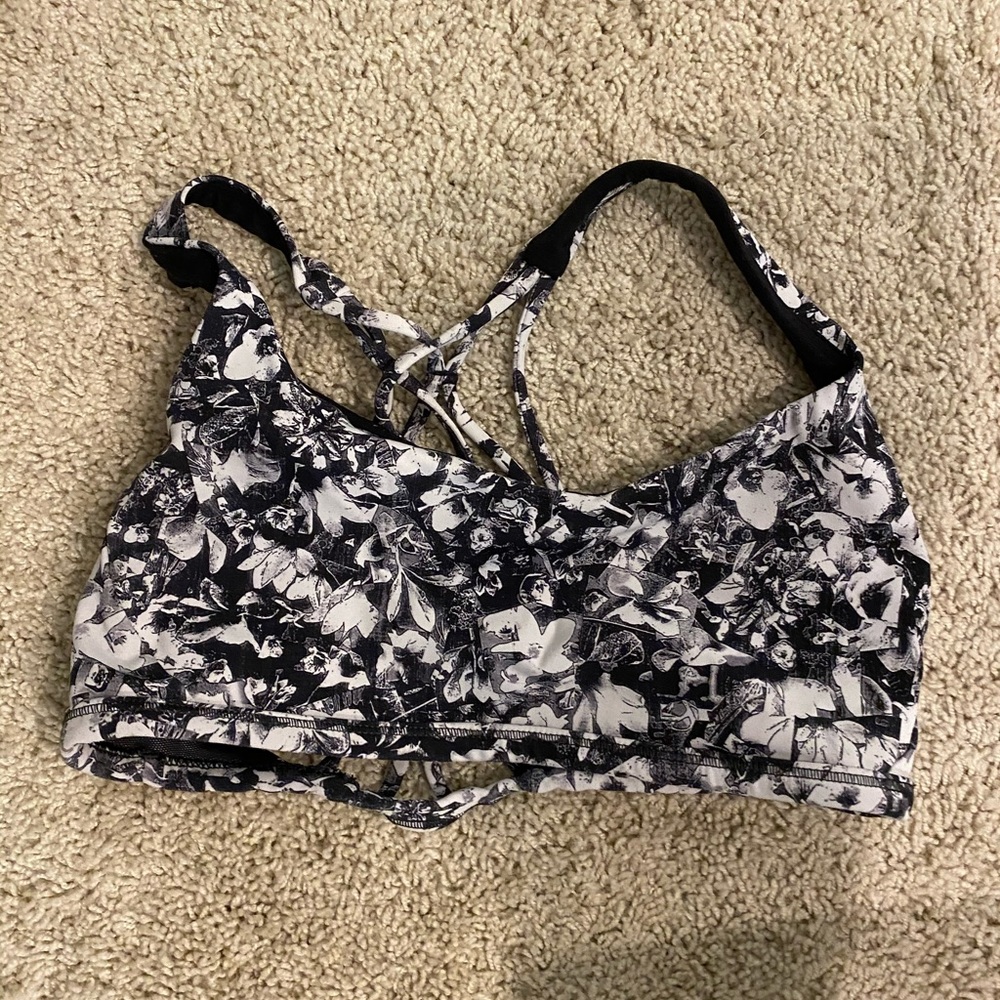 patterned lululemon sportsbra